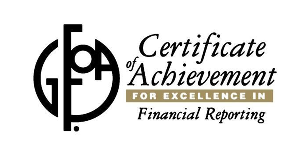 Financial reporting award